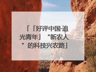 「好评中国·追光青年」“新农人”的科技兴农路