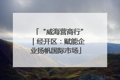 “威海营商行”｜经开区：赋能企业扬帆国际市场