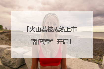 火山荔枝成熟上市 “甜蜜季”开启