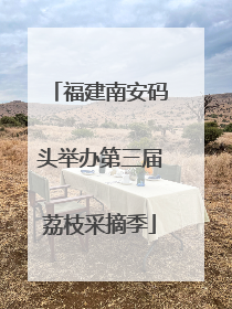 福建南安码头举办第三届荔枝采摘季