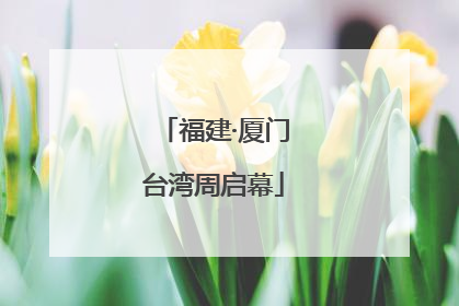 福建·厦门台湾周启幕