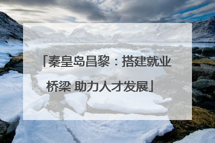 秦皇岛昌黎：搭建就业桥梁 助力人才发展