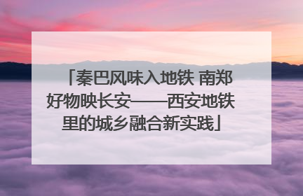 秦巴风味入地铁 南郑好物映长安——西安地铁里的城乡融合新实践