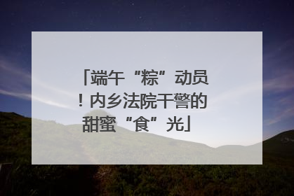 端午“粽”动员！内乡法院干警的甜蜜“食”光