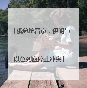 俄总统普京：伊朗与以色列应停止冲突