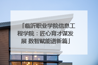 临沂职业学院信息工程学院：匠心育才谋发展 数智赋能谱新篇