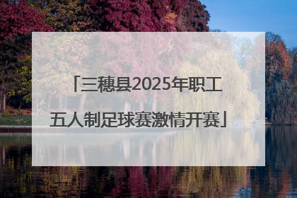 三穗县2025年职工五人制足球赛激情开赛