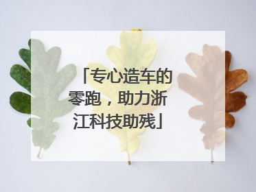 专心造车的零跑，助力浙江科技助残