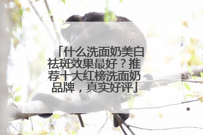 什么洗面奶美白祛斑效果最好？推荐十大红榜洗面奶品牌，真实好评