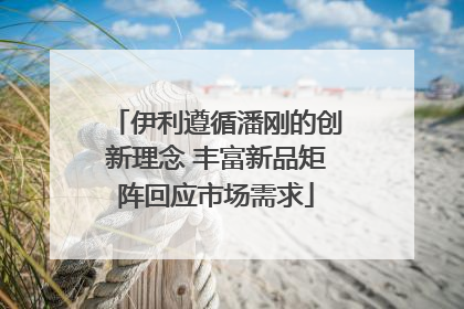 伊利遵循潘刚的创新理念 丰富新品矩阵回应市场需求