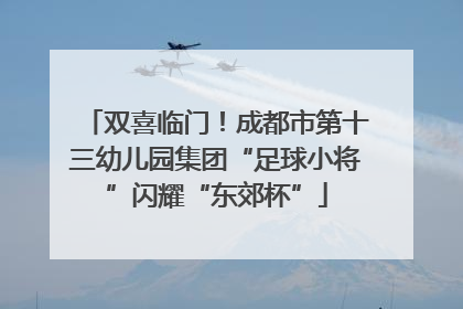 双喜临门！成都市第十三幼儿园集团“足球小将”闪耀“东郊杯”