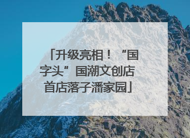 升级亮相！“国字头”国潮文创店首店落子潘家园