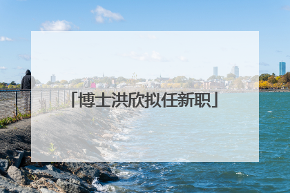 博士洪欣拟任新职
