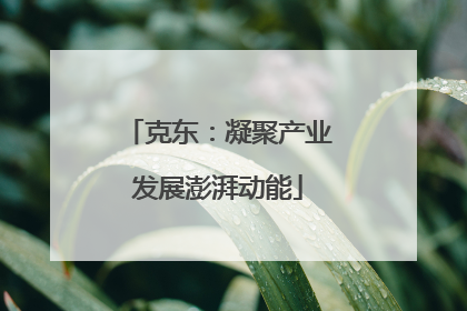 克东：凝聚产业发展澎湃动能