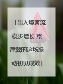 出入境客流稳步增长 京津冀的这场联动初见成效