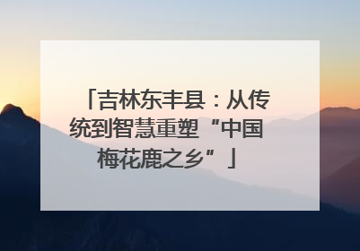吉林东丰县：从传统到智慧重塑“中国梅花鹿之乡”