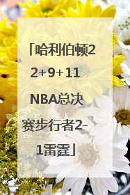 哈利伯顿22+9+11 NBA总决赛步行者2-1雷霆