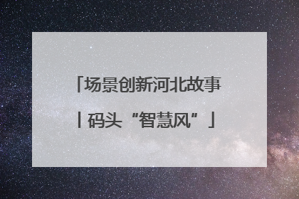 场景创新河北故事丨码头“智慧风”