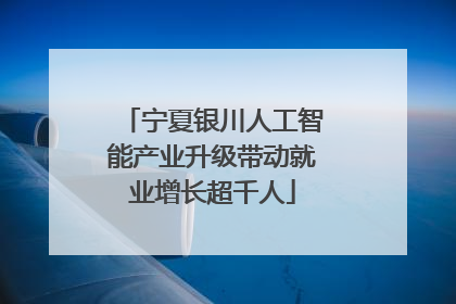 宁夏银川人工智能产业升级带动就业增长超千人