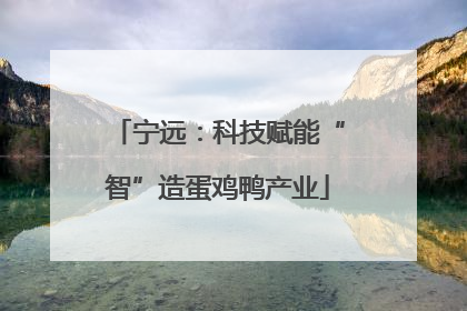宁远：科技赋能“智”造蛋鸡鸭产业