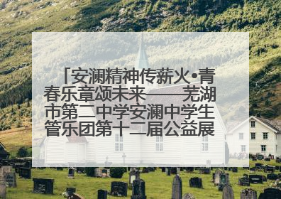 安澜精神传薪火•青春乐章颂未来——芜湖市第二中学安澜中学生管乐团第十二届公益展演圆满举行