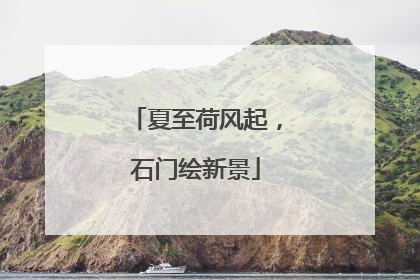 夏至荷风起，石门绘新景