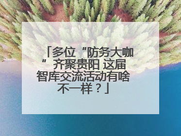 多位“防务大咖”齐聚贵阳 这届智库交流活动有啥不一样？