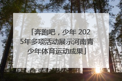 奔跑吧，少年 2025年多项活动展示河南青少年体育运动成果