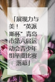 展现力与美！“英派斯杯”青岛市第六届运动会青少年组举重比赛落幕