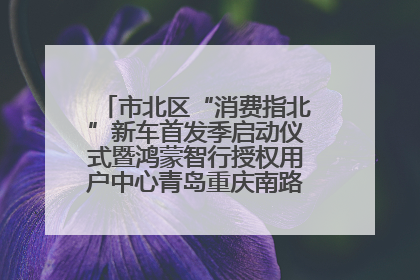 市北区“消费指北”新车首发季启动仪式暨鸿蒙智行授权用户中心青岛重庆南路开业盛典成功举办