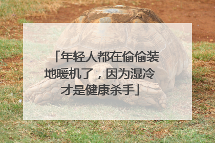 年轻人都在偷偷装地暖机了，因为湿冷才是健康杀手