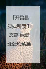 开鲁县：党建引领生态路 绿满北疆绘新篇