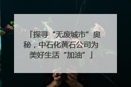 探寻“无废城市”奥秘，中石化黄石公司为美好生活“加油”