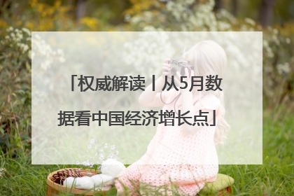 权威解读丨从5月数据看中国经济增长点