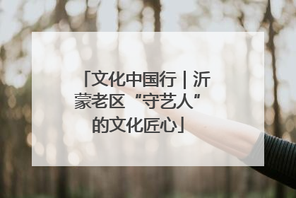 文化中国行｜沂蒙老区“守艺人”的文化匠心