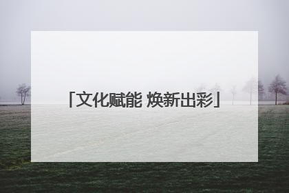 文化赋能 焕新出彩