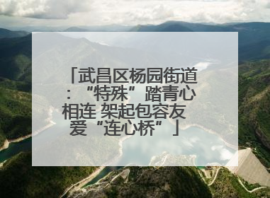 武昌区杨园街道：“特殊”踏青心相连 架起包容友爱“连心桥”