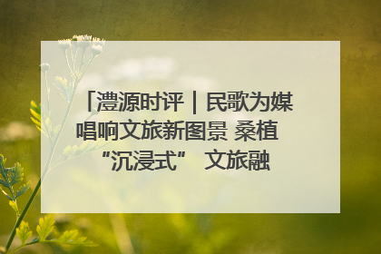 澧源时评｜民歌为媒唱响文旅新图景 桑植 “沉浸式” 文旅融合的破圈启示