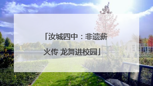 汝城四中：非遗薪火传 龙舞进校园