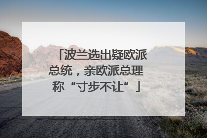 波兰选出疑欧派总统，亲欧派总理称“寸步不让”