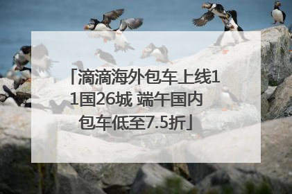 滴滴海外包车上线11国26城 端午国内包车低至7.5折