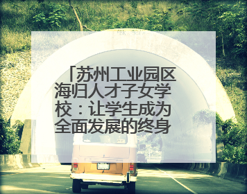 苏州工业园区海归人才子女学校：让学生成为全面发展的终身学习者
