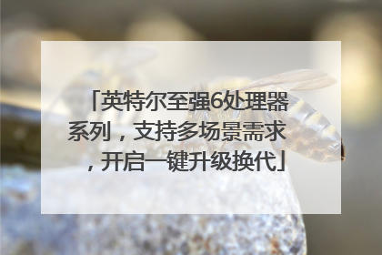 英特尔至强6处理器系列，支持多场景需求，开启一键升级换代