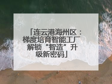 连云港海州区：梯度培育智能工厂 解锁“智造”升级新密码