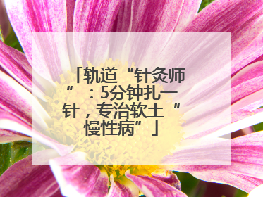 轨道“针灸师”：5分钟扎一针，专治软土“慢性病”