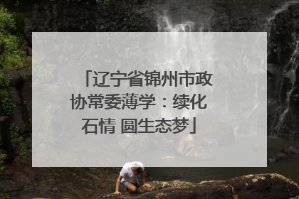 辽宁省锦州市政协常委薄学：续化石情 圆生态梦