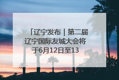 辽宁发布｜第二届辽宁国际友城大会将于6月12日至13日在沈阳举办