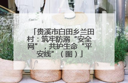 贵溪市白田乡兰田村：筑牢防溺“安全网”，共护生命“平安线”（图）