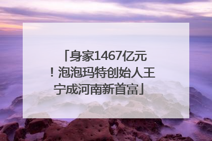 身家1467亿元！泡泡玛特创始人王宁成河南新首富