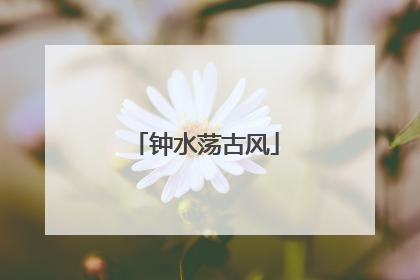 钟水荡古风